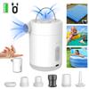 Wireless Operation Portable Air Pump Compact Design USB Rechargeable Pump  Camping Equipment