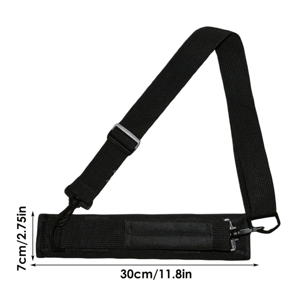 

Golf Club Travel Bag Golf Club Handle Carrier with Ball Pouch Adjustable Portable Storage Lightweight Shoulder Bag чорний