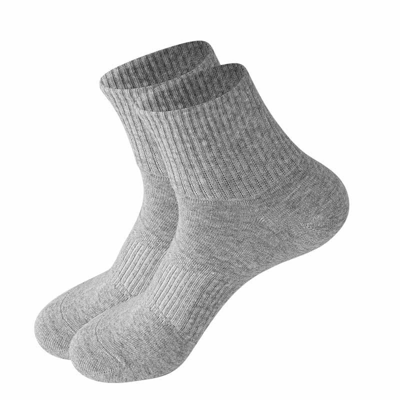 Unisex Spring & Summer Mid-Calf Cotton Socks: Sweat-Absorbent, Breathable Sports & Running Socks