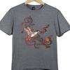Hummingbird Graphic T Shirt Bird Art Tee Nature Design with Music Notes