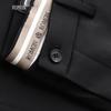 ROMON Men's Silk Blend Fleece-Lined Business Casual Trousers