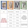 Acrylic Photo Frame Box Transparent Photocard Holder Interior Frame Picture Display Stand Office Home Desktop Wall Decoration