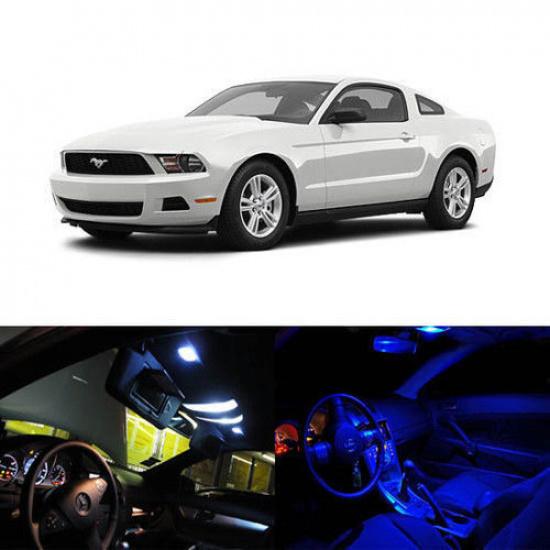 4 x LED Full Interior Lights Package Deal For 2010 and up Ford Mustang