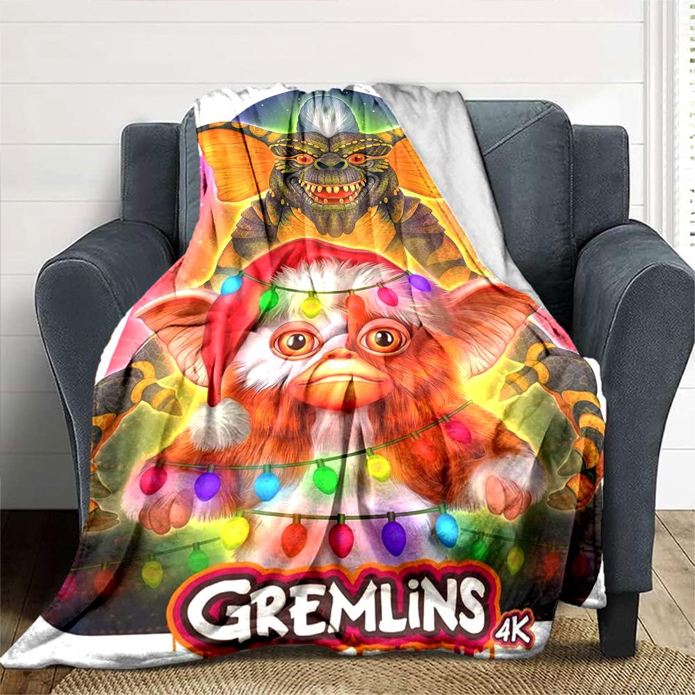Gremlins Blanket Durable Comfort Suitable for Sofa Couch Picnics for All Occasions Modern Style Gifts For Family Or Friends