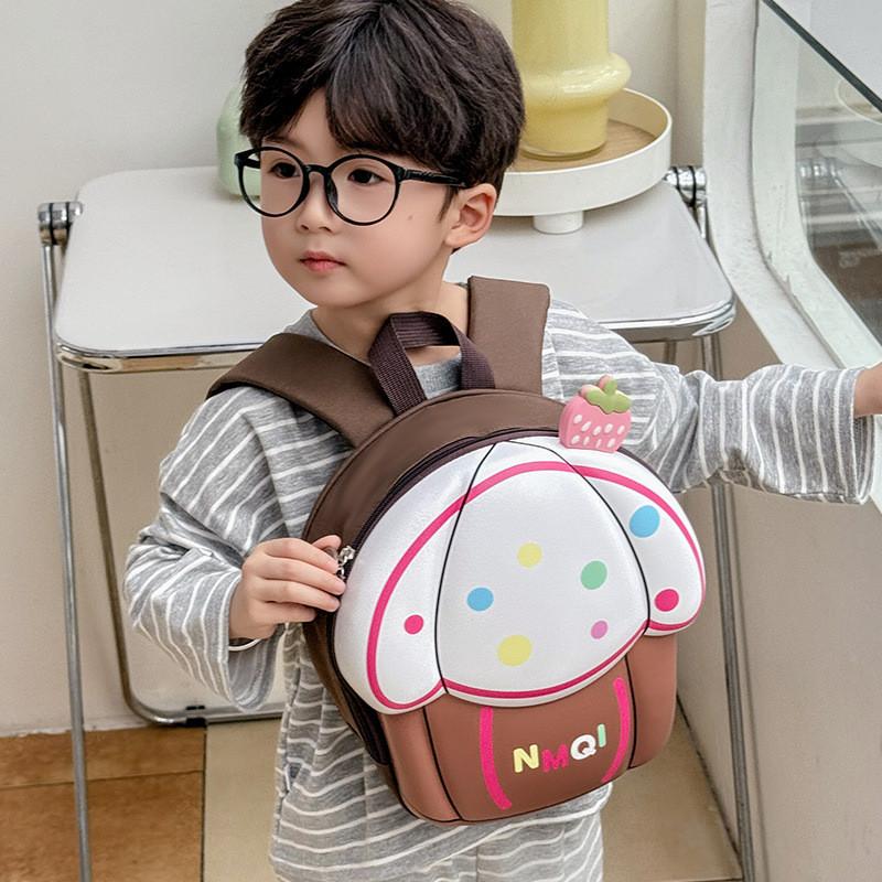 And Functional Lovely Backpack For Young Children In Cute Cake Design With Oxford Material