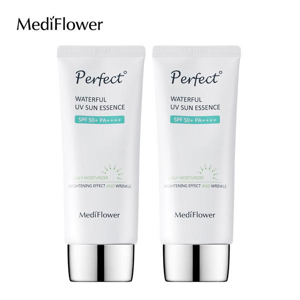 Medi Flower Perfect Waterful UV Sun Essence 50mlx2