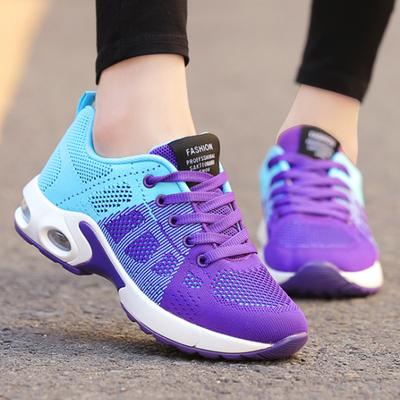 Pantofi de alergare de damă la modă Pantofi sport de vară respirabili cu plasă cu platformă Pantofi sport de alergare albi Pantofi casual vulcanizați pentru femei