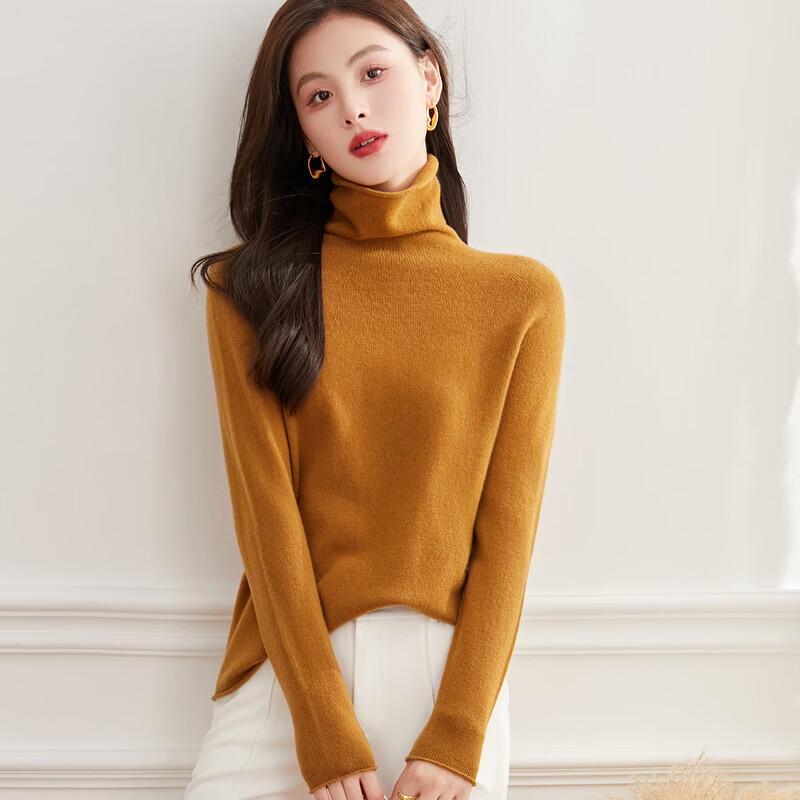 

Srcr Women s 100% Merino Wool Turtleneck Sweater XL