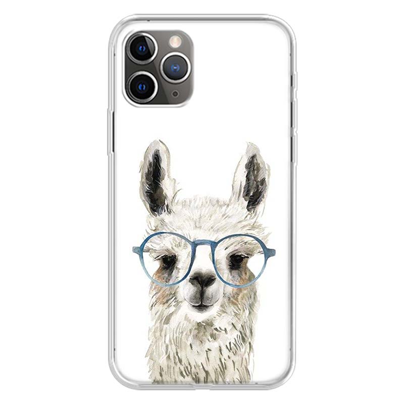 Lama Llama Alpacas For iPhone 17 Air 16 15 14 Plus 13 Mini 12 11 Pro Max Phone Case 16E 7 Print 8 SE Fundas Cover Soft Coque 16