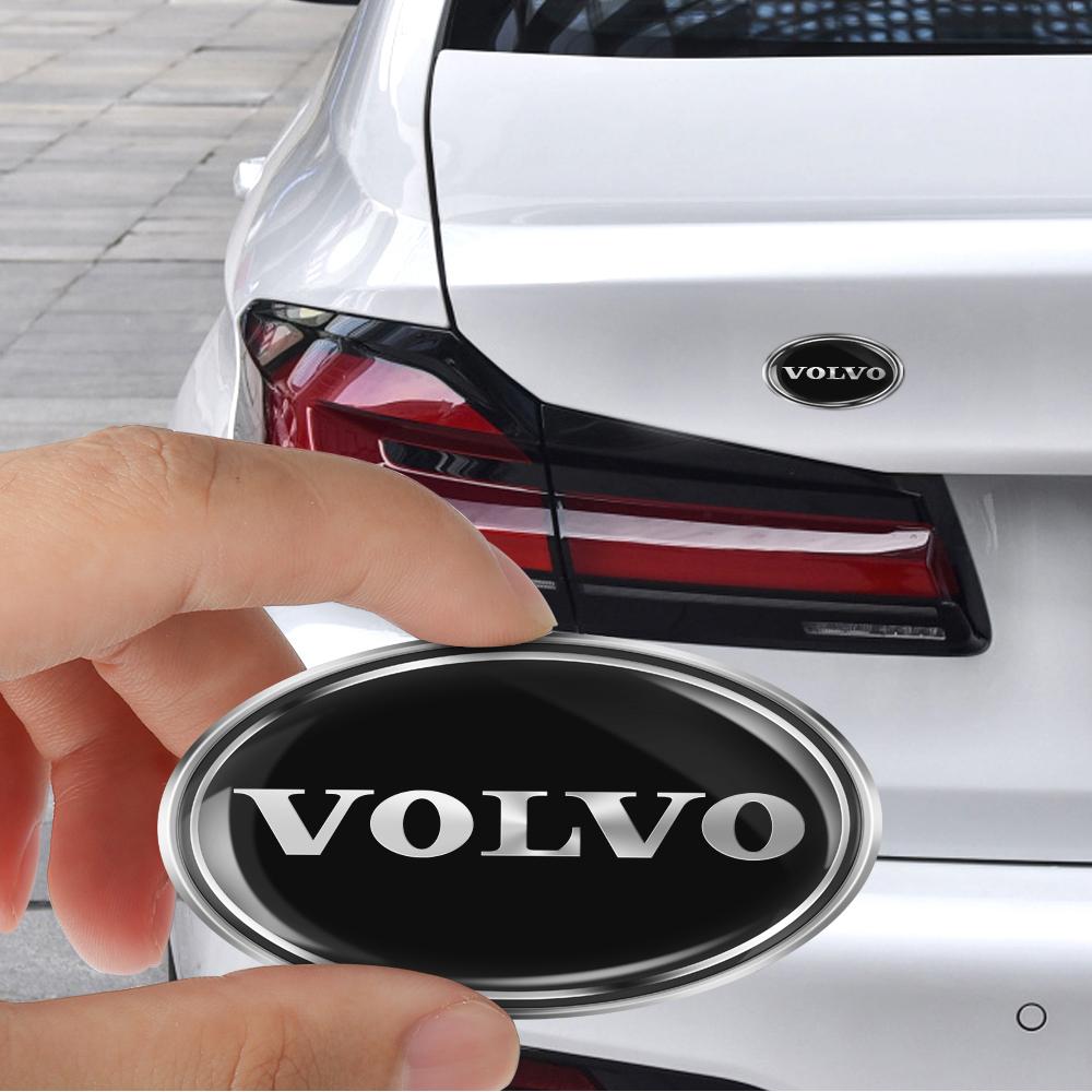 Aluminum ABS Car Badge Sticker Auto Body Trunk Decor Decals Car Accessories For Volvo RDESIGN XC60 XC90 S60 S80 S60L V40 AWD V90 FK4