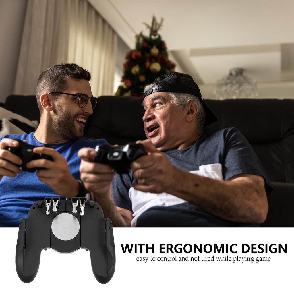 Gamepad Cell Phone Handle Gaming Controller Joystick Gaming for Phone Cell Abs Ergonomic Trigger Cable Stable Mobile Ergonomic 1