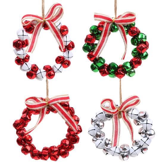Bell Wreath Ornaments Small 8 Inch Christmas Crisp Sound Bells