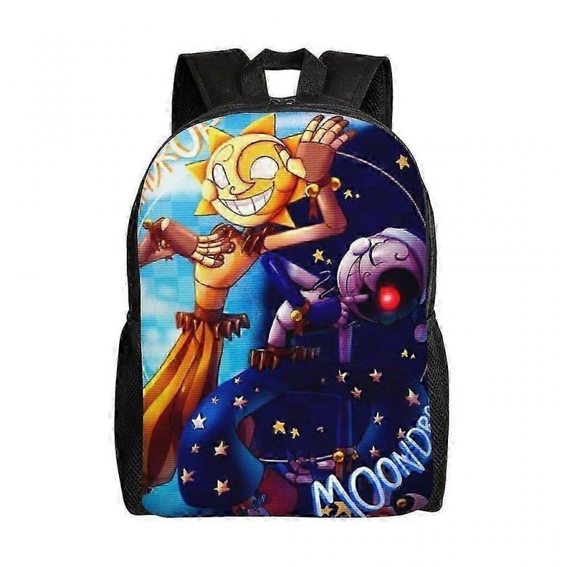 Sundrop Fnaf School Bag Cartoon Backpack Fashion Boys Bag Student Schoolbag Travel Backpack-560hj