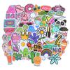 50Pcs Cute Cartoon Stickers Laptop Luggage Guitar Bicycle Skateboard Decals