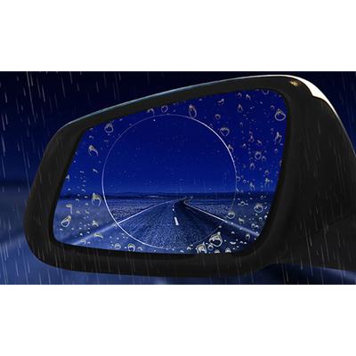 Rearview Mirror Rainproof Film Clear Nano Coating HD Anti Glare Waterproof PET for Safe Driving