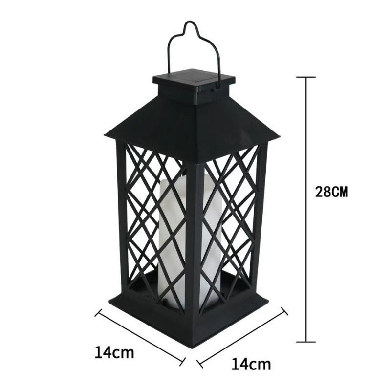 Solar Candle Light Lantern Lamp Waterproof Outdoor LED for Garden Patio Yard Holiday Festival Decor