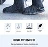 Unisex Waterproof High-Top 360° Coverage Rain Boots with Thickened, Wear-Resistant Design