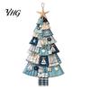 Holiday Home Interior Embellishment Christmas Handmade Door Hanging Kit, Patchwork Tree Decoration DIY Sewing Year Round Garden And Seaside Decor Set,