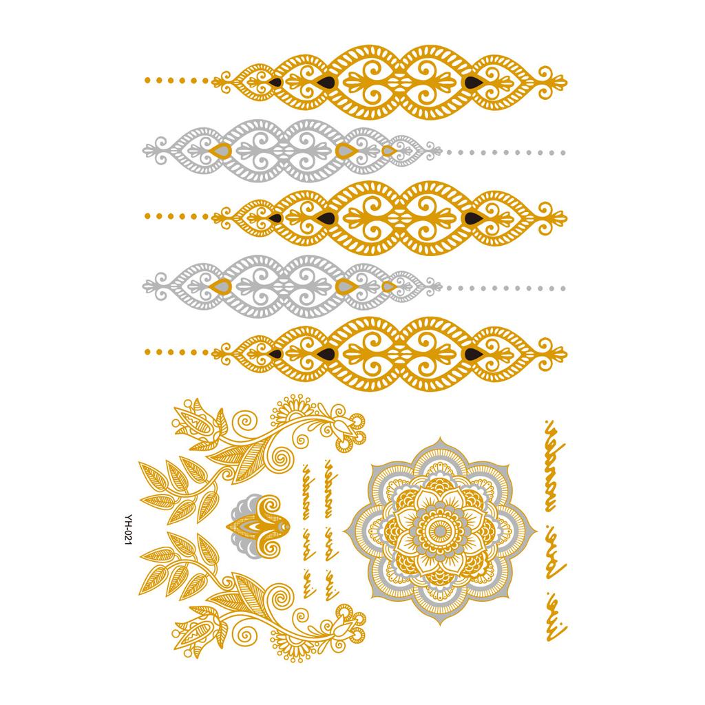 Full Arm Temporary Sticker Large Floral Design Sleeve for Men and Women