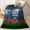 Bayern Munich Blanket Comfortable Perfect for Office Office Chair Bedding All-Season Use Modern Style Best Holiday Gift for Friends Family