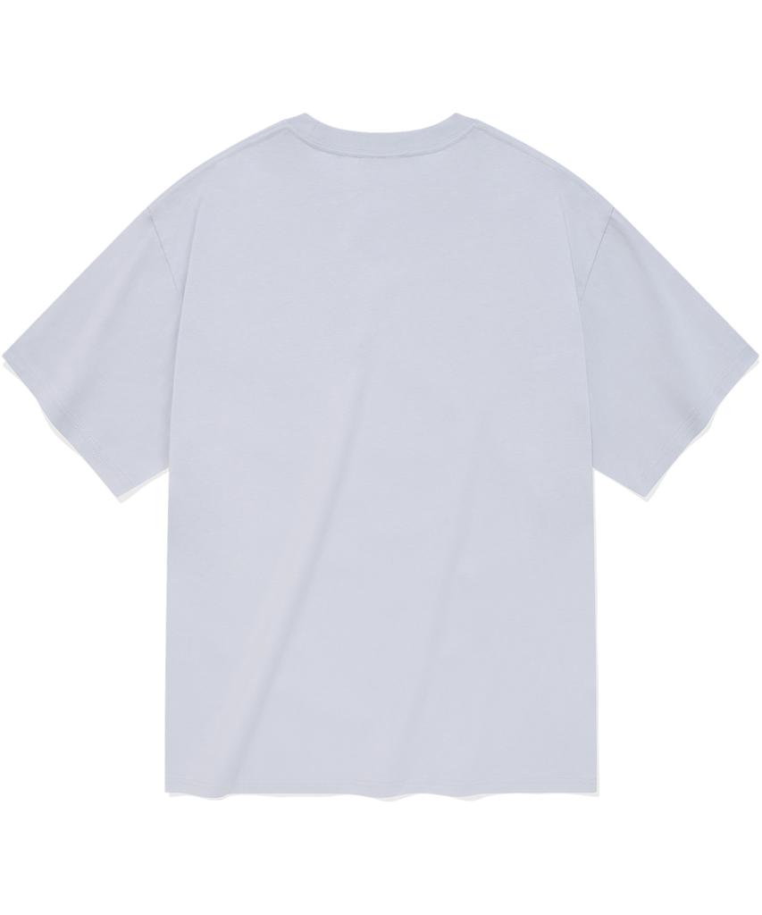 COVERNAT Small Authentic Logo T-Shirt Light Blue