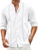 Men's Cuban Style Casual Button Summer Beach Vacation Shirt