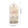 Underwear Hanging Storage Bag Household Socks Storage Net Wardrobe Hanging Hook Net Bag Portable Clothing Storage Mesh Bag