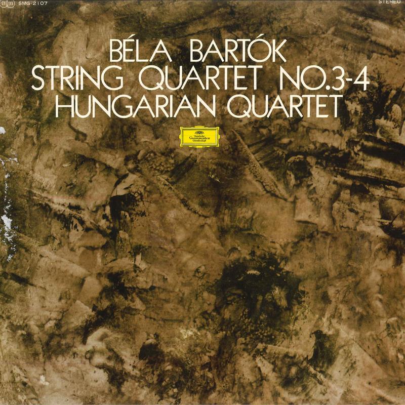 LP Record HUNGARIAN QUARTET  Bela Bartok String Quartet No.34 SMG2107 DEUTSCHE GRAMM Japan Classical Used