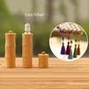 5/10ml Bamboo Roll-on Bottle Steel Roller Ball Lipstick Tube Natural Lip Balm Tubes  Lipgloss Pack