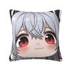 Pillow Case Cute Q Version Wuthering Waves Rinascita Phoebe Zani Square Pillow Cover Kawaii Cushion Cover Car Home Decorative