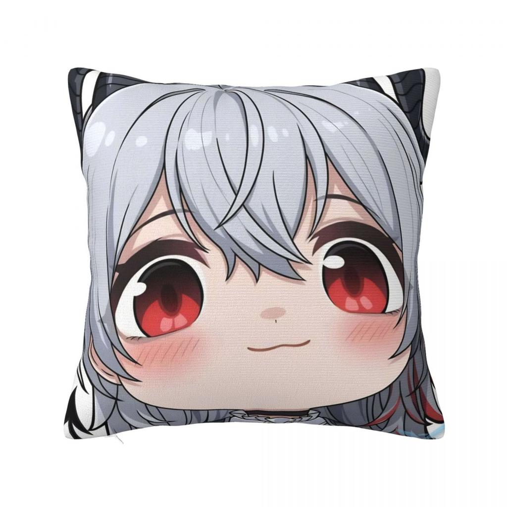 Pillow Case Cute Q Version Wuthering Waves Rinascita Phoebe Zani Square Pillow Cover Kawaii Cushion Cover Car Home Decorative