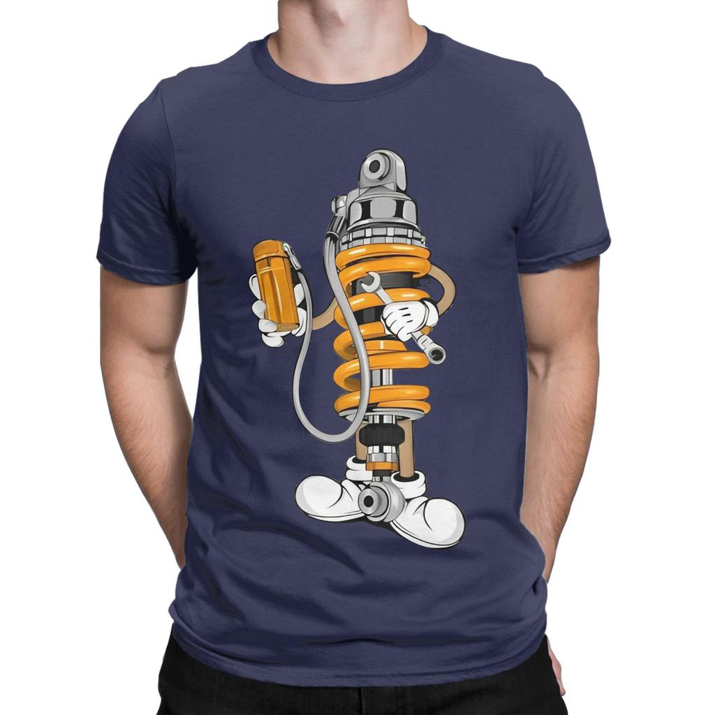 Ohlins Motorcycle 3 T Shirts Mens  100 Cotton Vintage TShirt Round Collar  Tee Shirt Short Sleeve Clothing Original