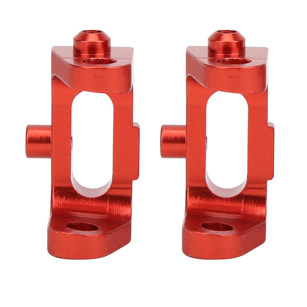 OT003 1 Pair Metal Front Caster Block for KYOSHO 4WD Optima Maxima 1 10 Off Road Vehicle(Red )