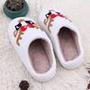 New Christmas Cartoon Deer Cotton Slippers – Warm & Cute for Men and Women