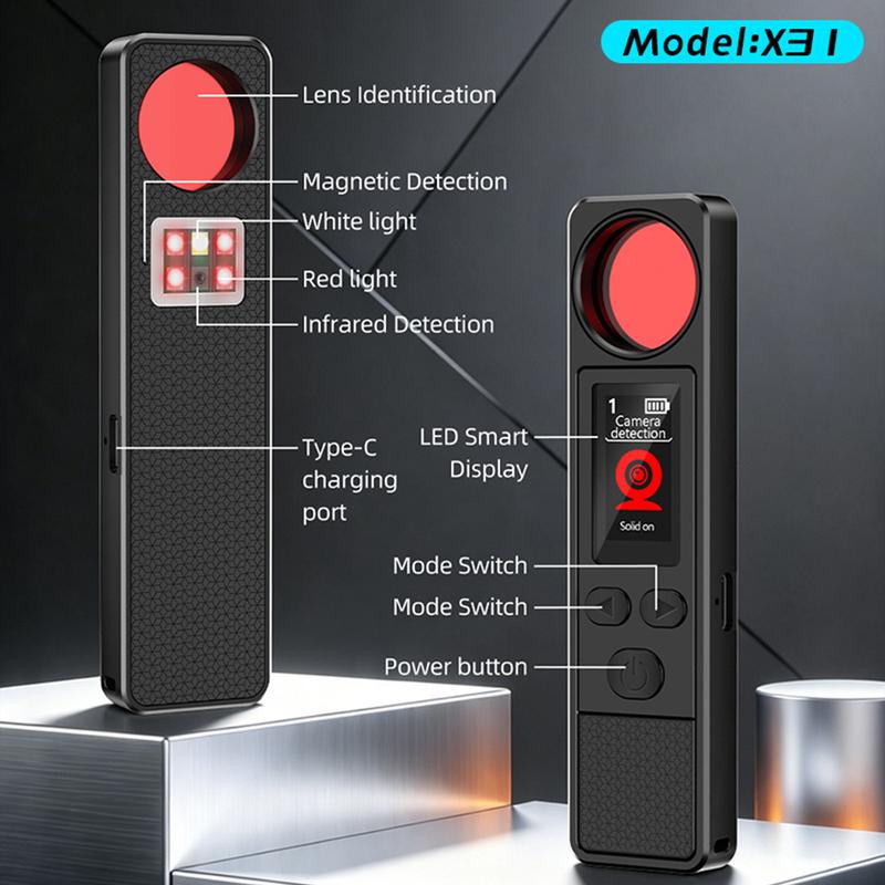 Wireless Signal Detector WiFi Hidden Device Anti-Spy Camera Finder/GPS Tracker/Multiple Modes for Hotel, Bathroom, Office