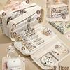 Perfect Gift: 13-Layer Chinese-Style Pencil Case 2025 for Girls - High-Quality Stationery Box for Elementary School