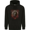 Demonic Satan Dark Magic Skull Gothic Fantasy hoodie-Casual Pullover Sweatshirt
