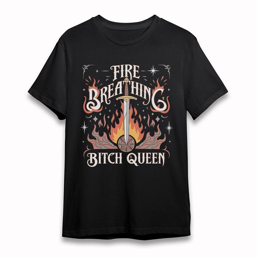 

Women s Fashion T-Shirt Sword Flame Graphic Tee Short Oversize Cotton Black S