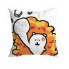 Cute Nnongdamgons  Pillow Case Antidustmite Pillowcase Invisible zipper silky short plush Sofa cushion cover