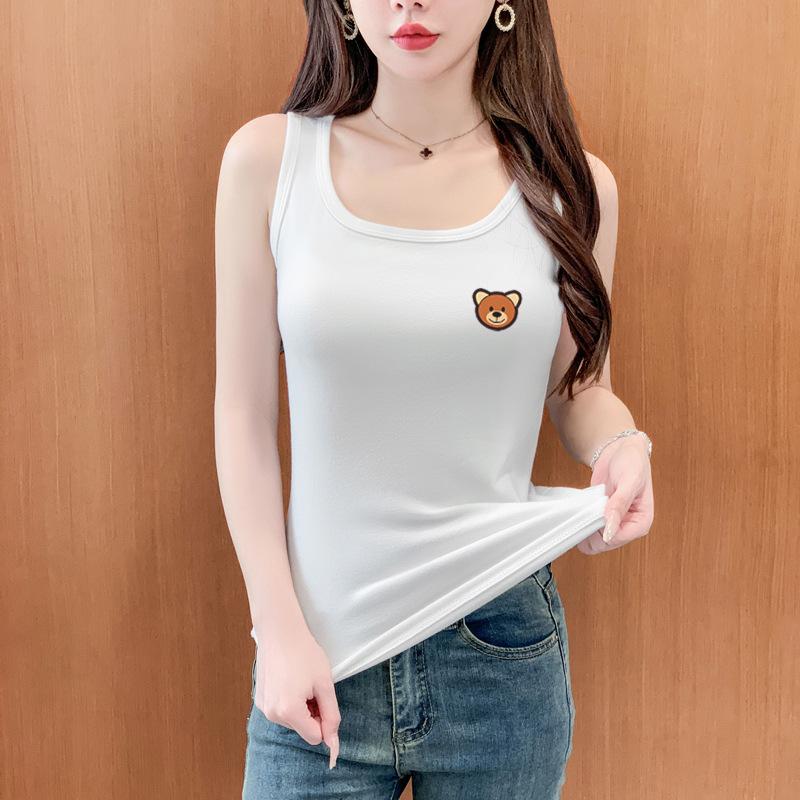 Damenmode Casual Sommer Frühling Ärmellos U-Ausschnitt Blusen & Hemden