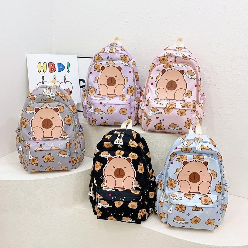 Adorable Animal Cartoon Backpack For Boys And Girls Stylish Large Capacity Kindergarten Bag School