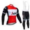 Winter Thermal Cycling Jersey Mountain Biking Breathable Fleece-Lined Wind-Resistant Performance Apparel