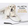 Metal Dog Leash, Heavy Duty Chew Proof Pet Leash Chain With Padded Handle For Large Medium Size Dogs,4.0mm X 6 Foot(pack Of 1) YVL