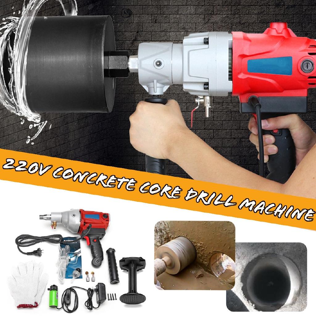 2100W  Handheld Core Drill Wet Concrete Core Drilling Machine 2100W Electric Core Drill Stepless Speed Concrete Diamond
