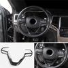 Carbon Fiber Car Steering Wheel Cover Trim For Jeep Grand Cherokee 2014-2018