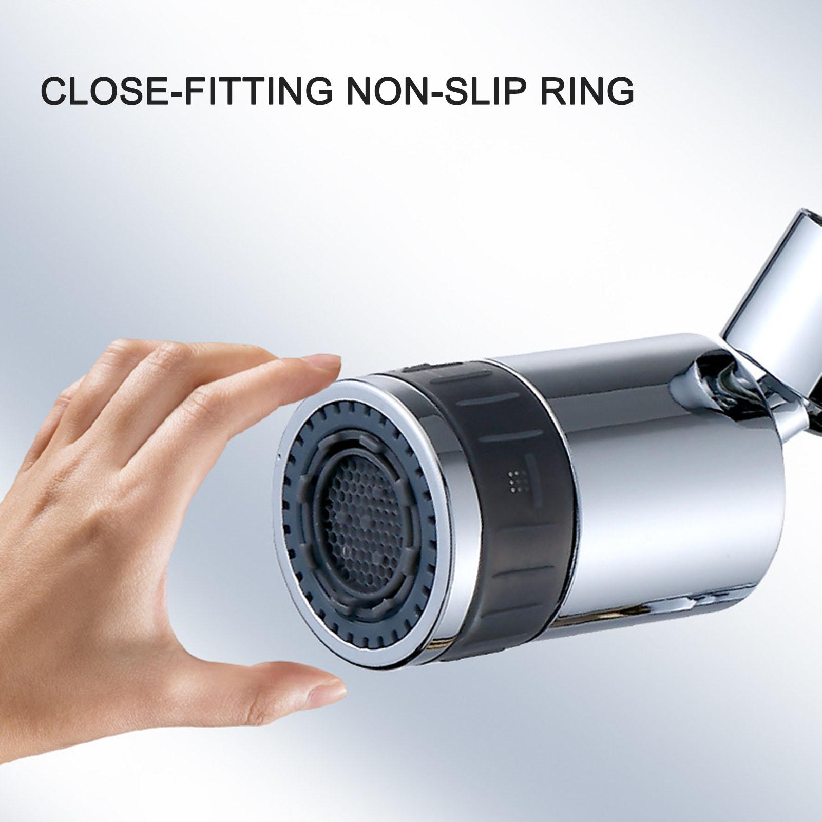 

Вращающийся на 720 градусов передвижной кухонный кран с насадкой для очищенной воды, поворотный поворотный водосберегающий кран, диффузор