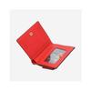 Daks Red Check Pattern Dd Logo 3 Fold Wallet Dcwa5e408r2