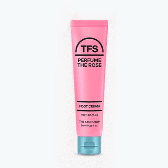 The Face Shop Perfume The Rose Foot Cream 50 ml/ Softening, Hydrating, Moisturizing, Korean Cosmetics, Kbeauty