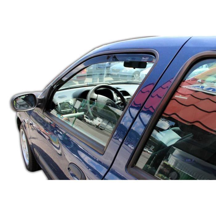 Déflecteurs d'air - J&J AUTOMOTIVE - Heko - Fumé - Renault Clio 2 5P - 1998-2005