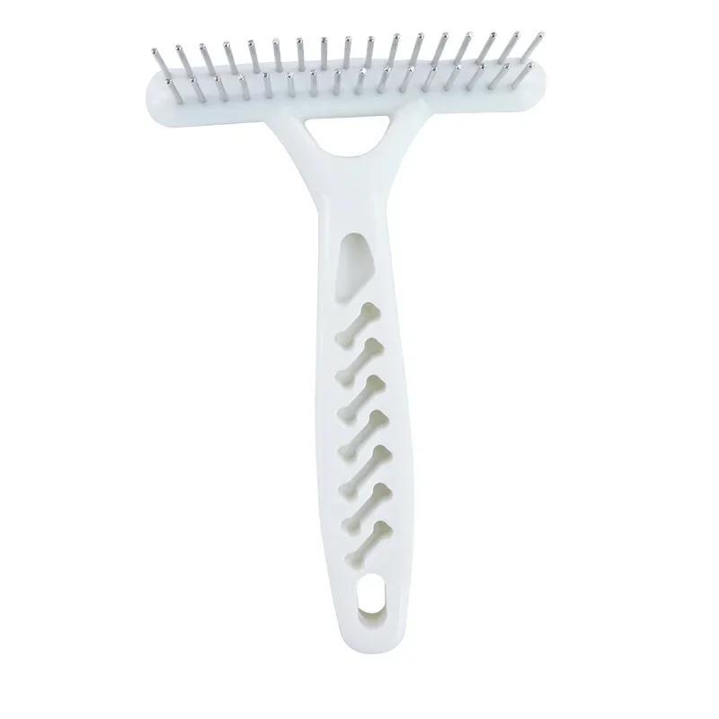 SUPERPET White Rake Comb for Dogs  Brush Short Long Hair Fur Shedding Remove Cat Dog Brush Grooming Tools Pet Dog Supplies